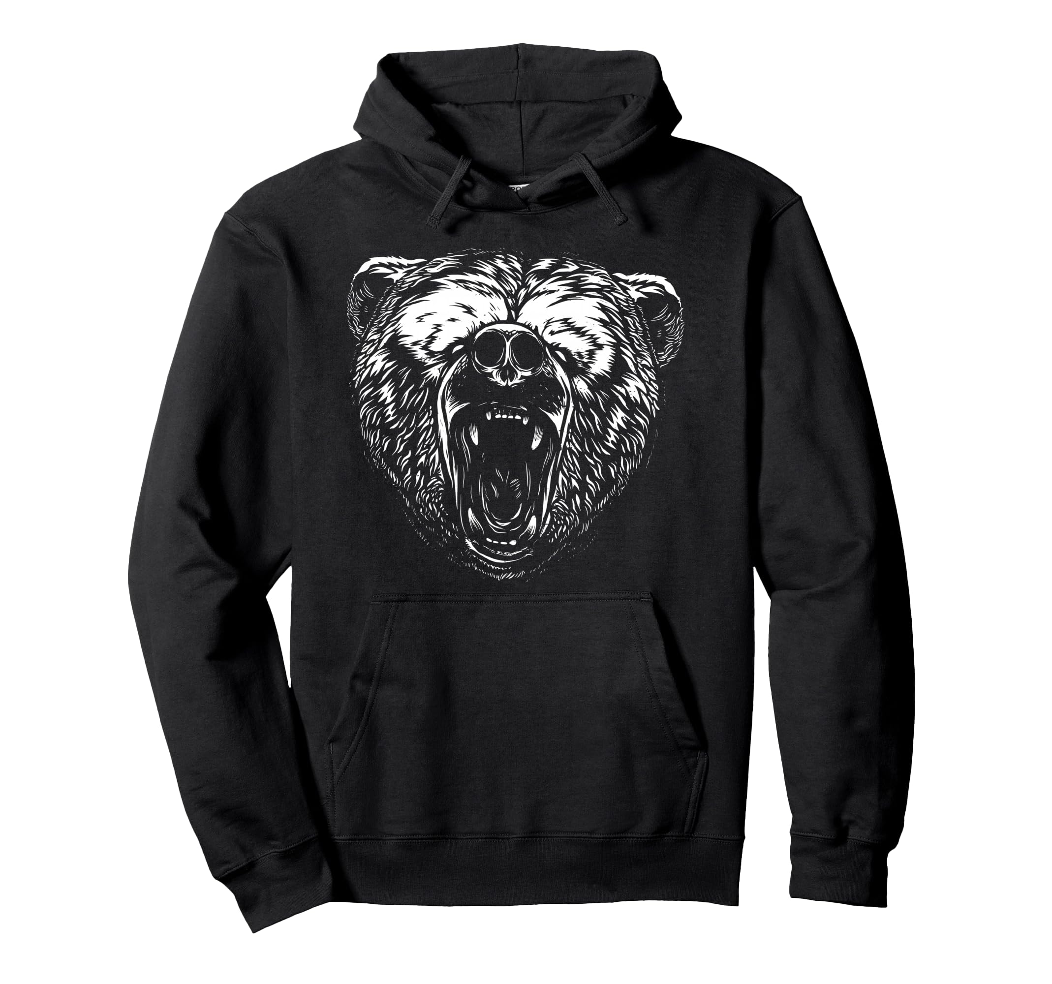 Bear Brown Head Bear Motif Bear Team Or Hoodie - Streetwear Style Unisex - T-Shirt, Sweatshirt, Hoodie