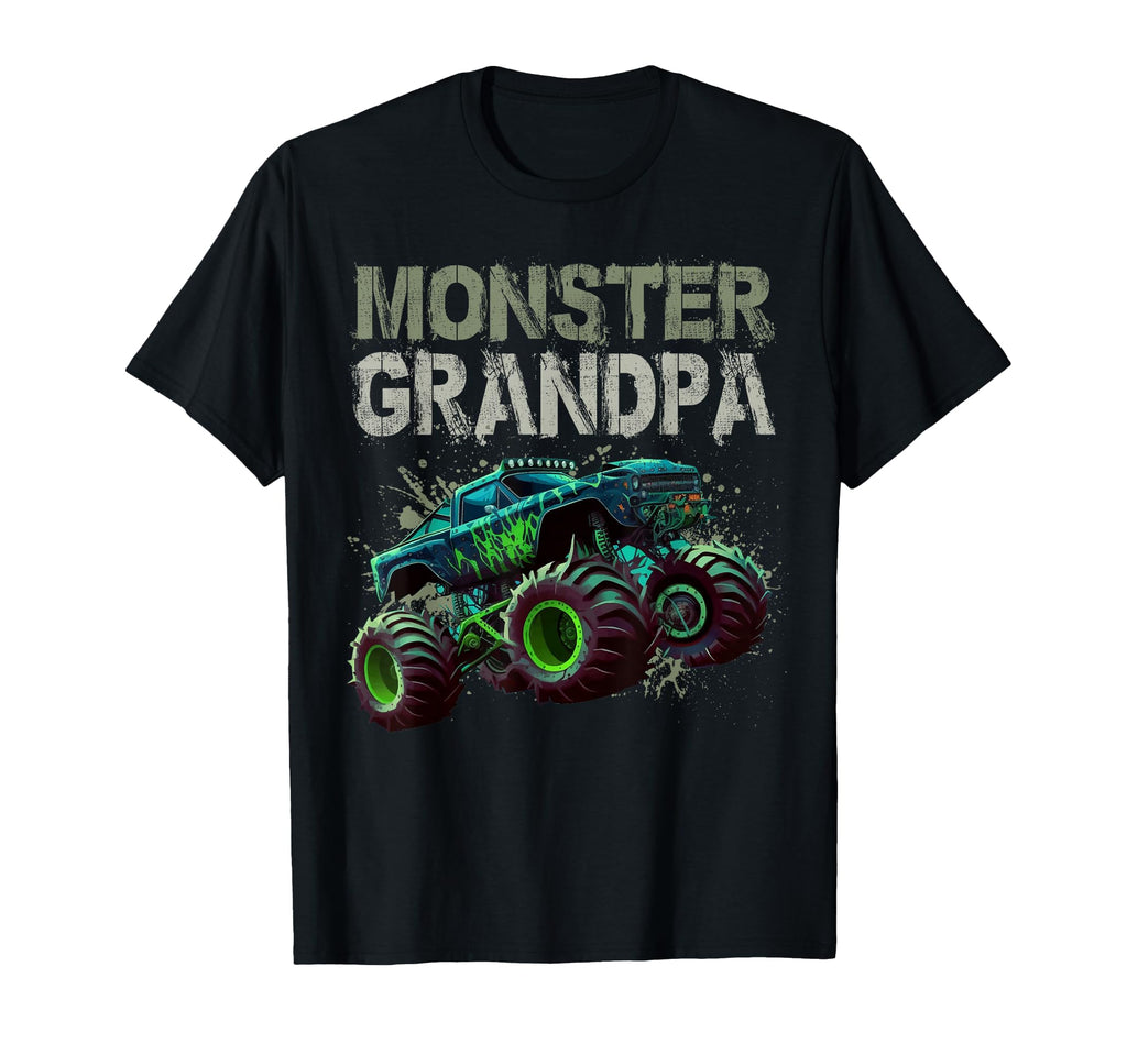 Monster Truck Grandpa Family T-Shirt - Minimalist Print for Adults - T-Shirt, Sweatshirt, Hoodie