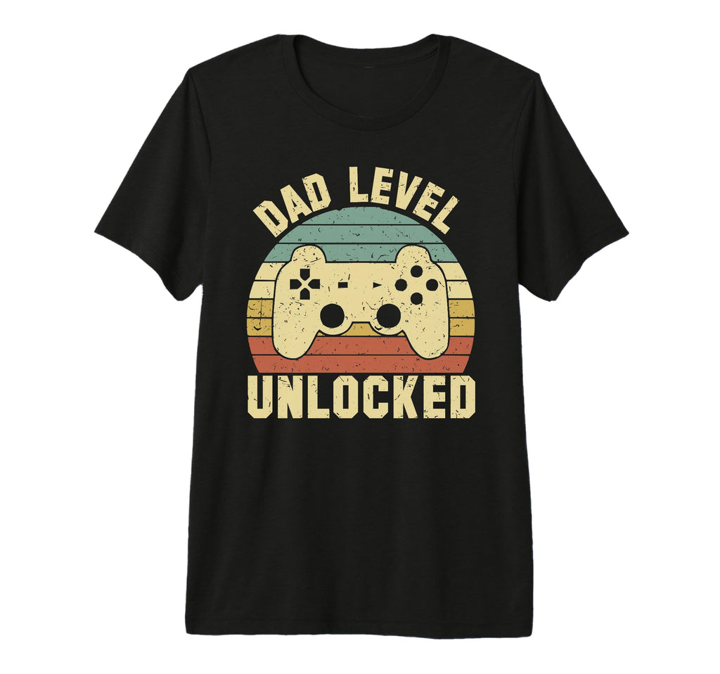 Mens Dad Level Unlocked Fathers Day T-Shirt - Fun Novelty Design Unisex - T-Shirt, Sweatshirt, Hoodie