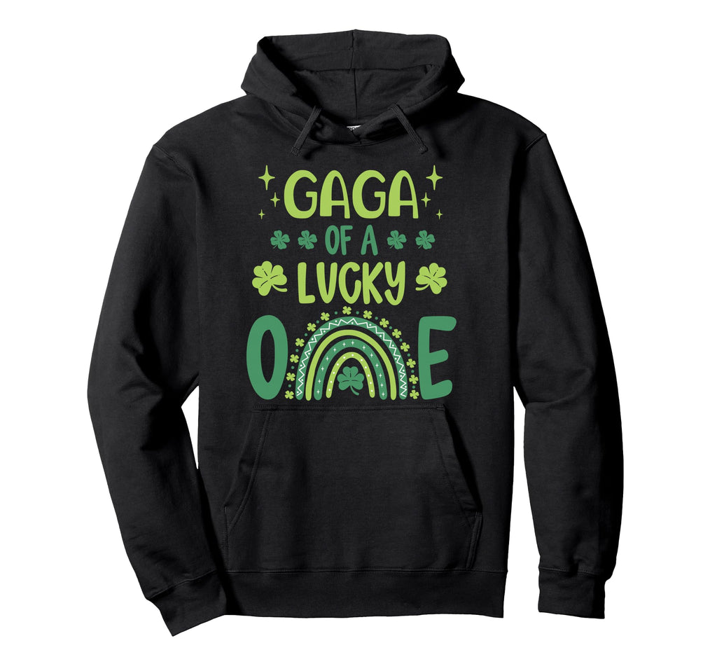 Gaga Lucky One First Birthday St Patricks Hoodie - Streetwear Style Unisex - T-Shirt, Sweatshirt, Hoodie