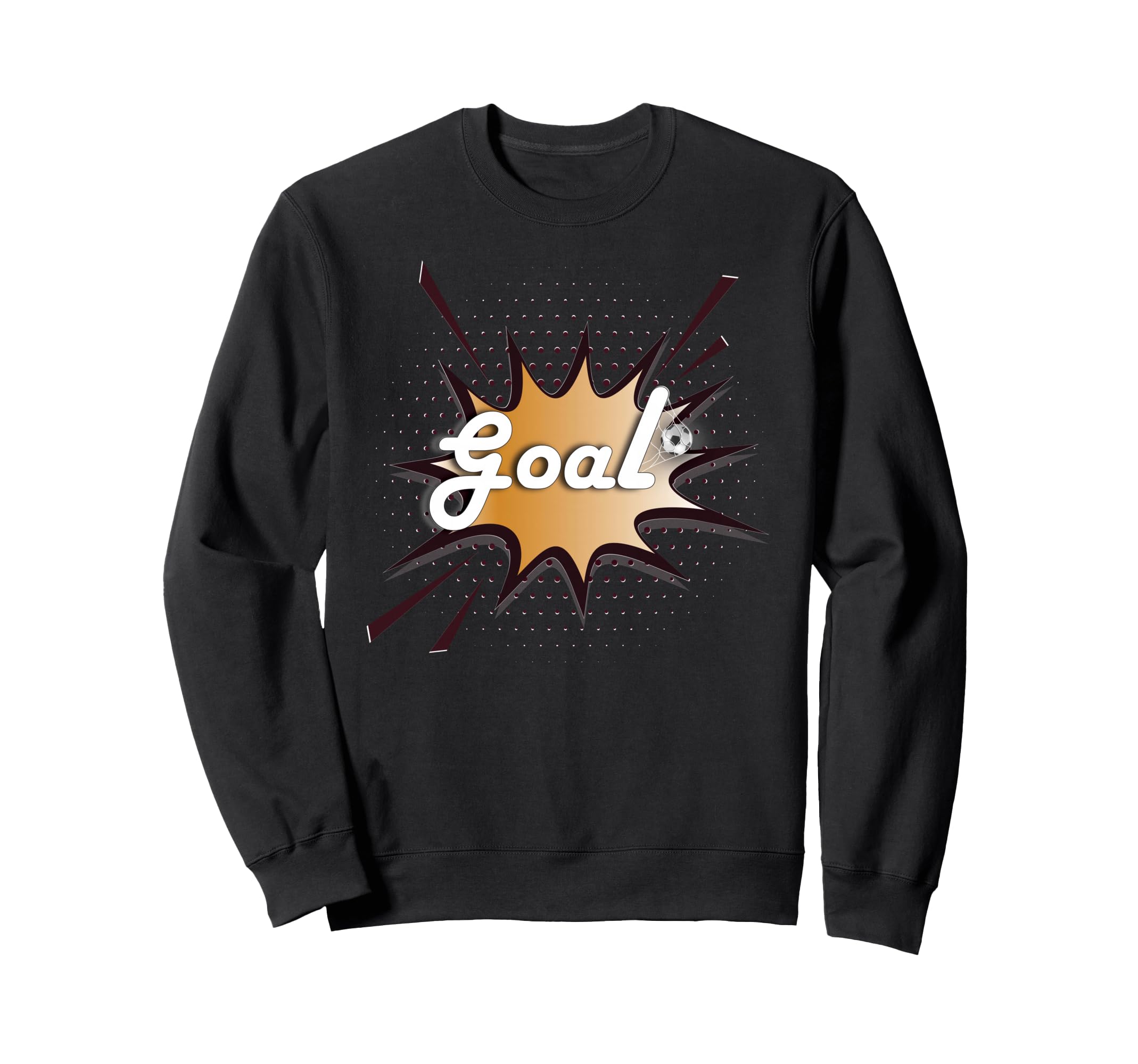 Goal Soccer Ball Net Comic Sweatshirt - Streetwear Style Men Women - T-Shirt, Sweatshirt, Hoodie