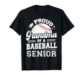 Proud Grandma Baseball Senior 2025 T-Shirt - Casual Everyday Wear Unisex - T-Shirt, Sweatshirt, Hoodie