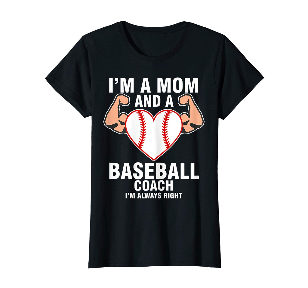 Womens Im Mom Baseball Coach Im T-Shirt - Streetwear Style for Adults - T-Shirt, Sweatshirt, Hoodie