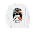 Busy Raising Ballers Messy Sweatshirt - Casual Everyday Wear for Adults - T-Shirt, Sweatshirt, Hoodie