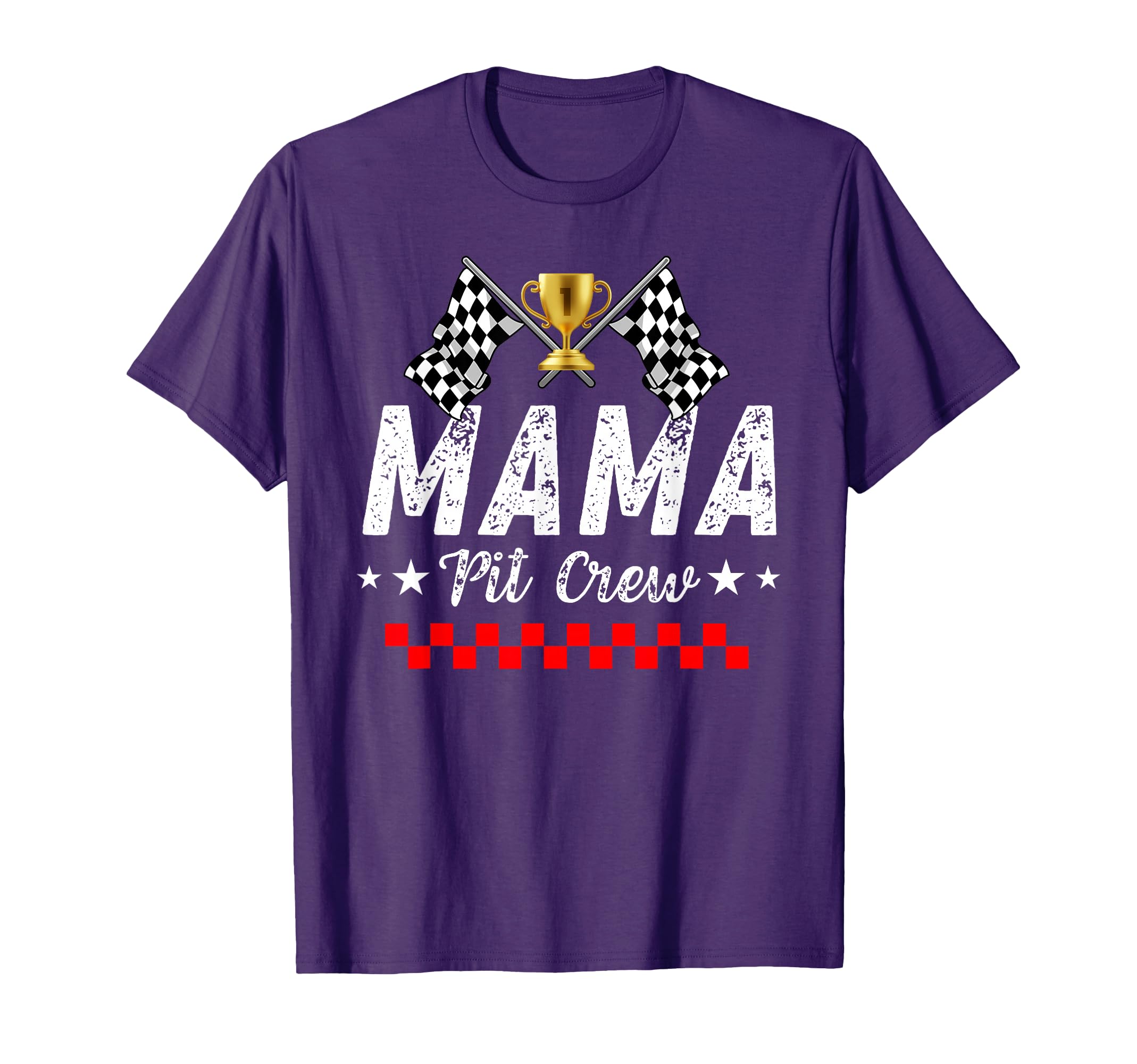 Mama Pit Crew Race Car Racing T-Shirt - Custom Art Print for Adults - T-Shirt, Sweatshirt, Hoodie