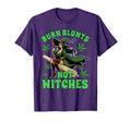 Weed Stoner Cannabis Witch Halloween Burn T-Shirt - Novelty Apparel Unisex - T-Shirt, Sweatshirt, Hoodie
