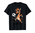 Funny Giraffe Playing Soccer Ball T-Shirt - Trendy Graphic Men Women - T-Shirt, Sweatshirt, Hoodie