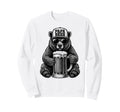 Papa Beer Funny Dad Bear Sweatshirt - Casual Everyday Wear Men Women - T-Shirt, Sweatshirt, Hoodie