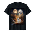 Bichon Frise Howling Moon Funny T-Shirt - Fun Novelty Design Men Women - T-Shirt, Sweatshirt, Hoodie