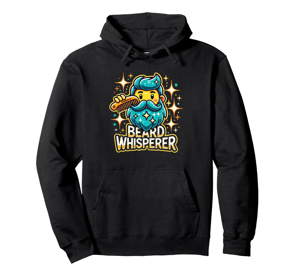 Beard Whisperer Funny Barber Stylist Bearded Hoodie - Graphic Print Unisex - T-Shirt, Sweatshirt, Hoodie
