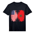Moorish American Morocco Flag T-Shirt - Custom Art Print for Adults - T-Shirt, Sweatshirt, Hoodie