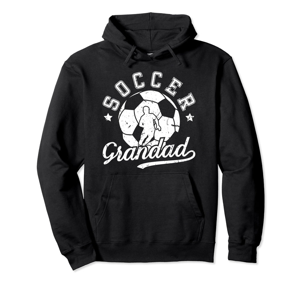 Soccer Grandad Grandpa Grandad Soccer Player Hoodie - Graphic Print Unisex - T-Shirt, Sweatshirt, Hoodie