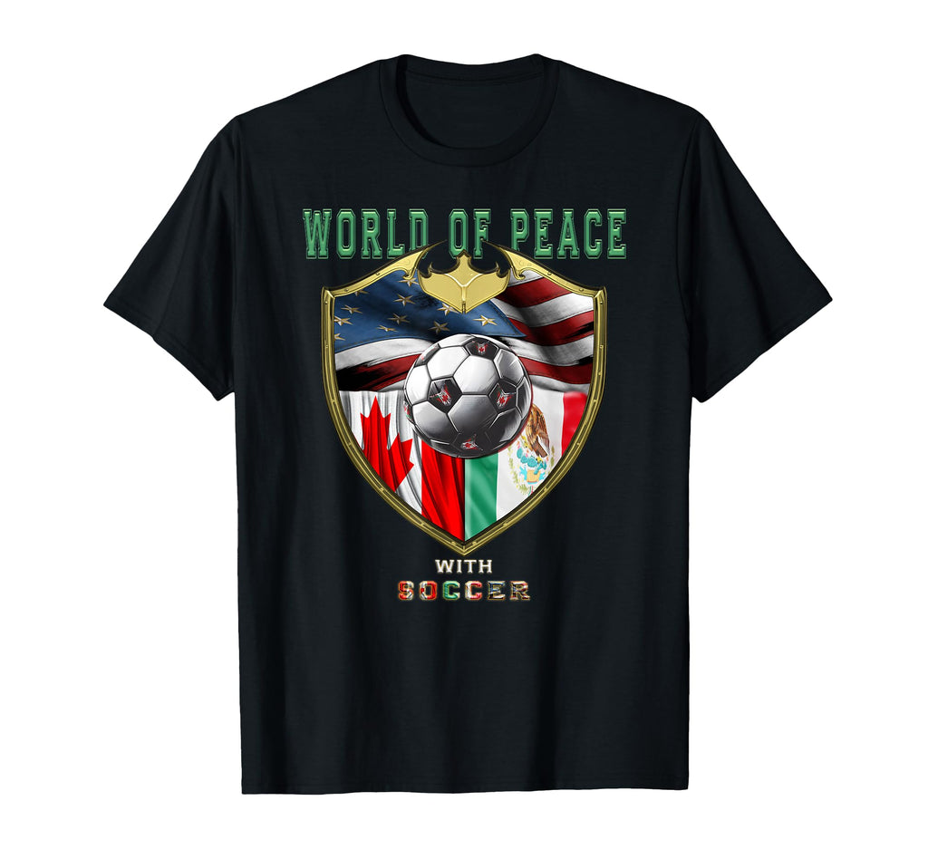 World Peace Soccer Fans T-Shirt - Unique Graphic Unisex - T-Shirt, Sweatshirt, Hoodie