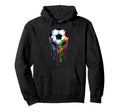 Dripping Soccer Drip Ice Cream Drip Hoodie - Graphic Print for Adults - T-Shirt, Sweatshirt, Hoodie