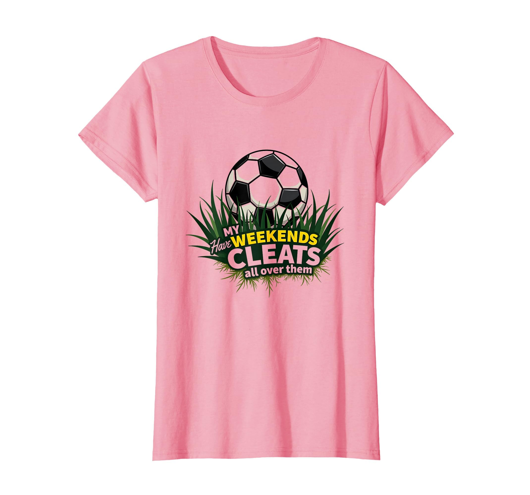 Soccer Mom Weekends Have Cleats All Sweatshirt - Graphic Print Men Women - T-Shirt, Sweatshirt, Hoodie
