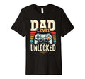 Dad Level Unlocked Funny Gamer Dad T-Shirt - Unique Graphic Men Women - T-Shirt, Sweatshirt, Hoodie