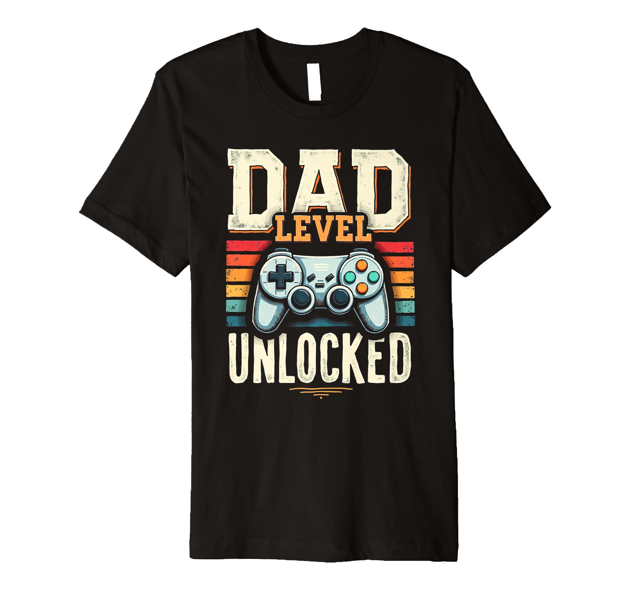 Dad Level Unlocked Funny Gamer Dad T-Shirt - Unique Graphic Men Women - T-Shirt, Sweatshirt, Hoodie