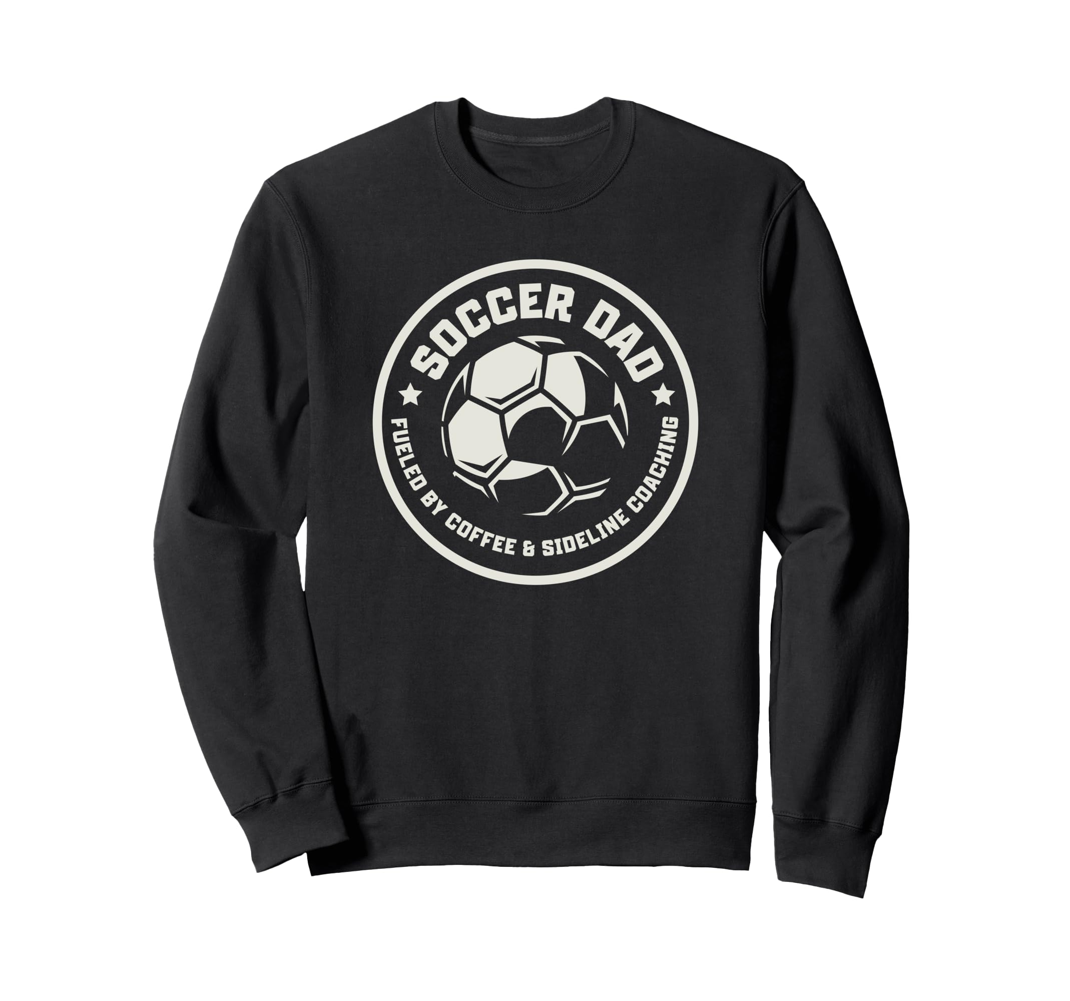 Soccer Dad Fueled Coffee Sweatshirt - Aesthetic Graphic for Adults - T-Shirt, Sweatshirt, Hoodie