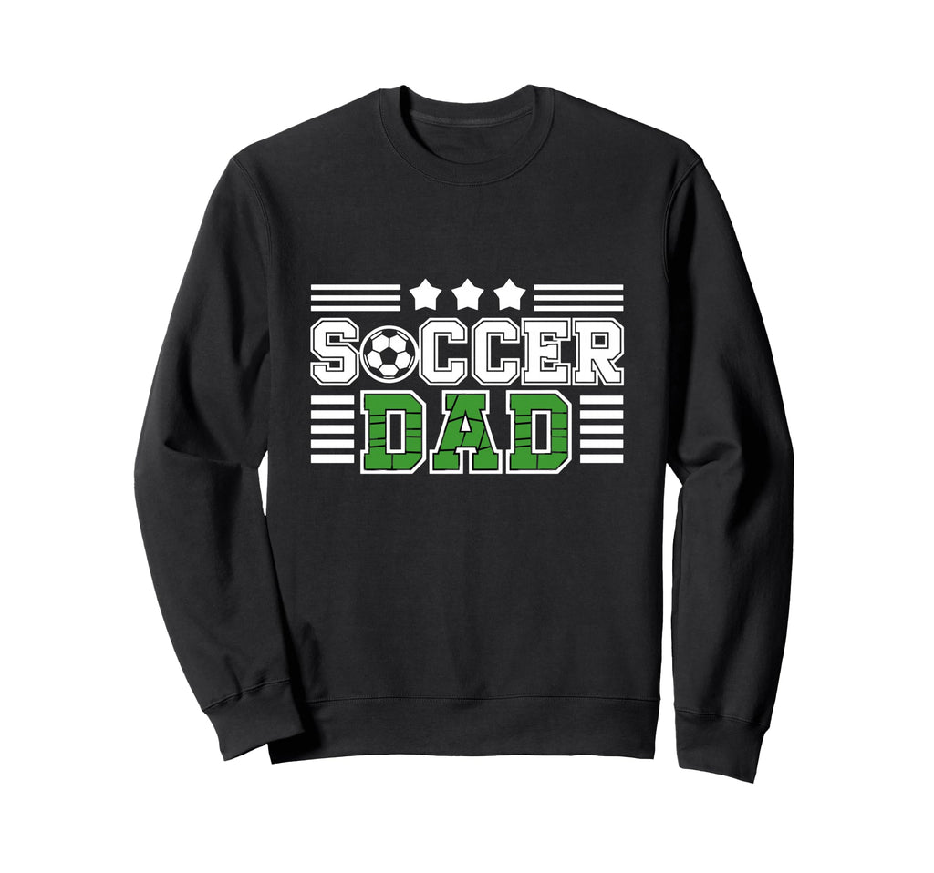 Proud Soccer Dad Stars Sweatshirt - Streetwear Style for Adults - T-Shirt, Sweatshirt, Hoodie