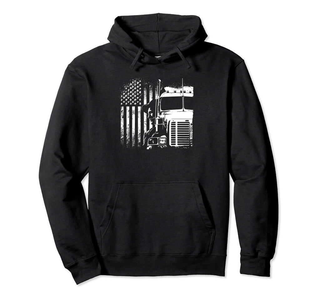 Funny Trucker American Big Rigs Diesel Hoodie - Novelty Apparel Unisex - T-Shirt, Sweatshirt, Hoodie