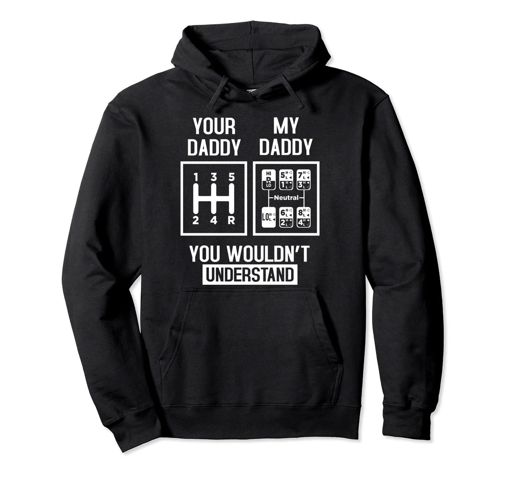 18 Wheeler Semi Truck Tractor Trailer Hoodie - Graphic Print for Adults - T-Shirt, Sweatshirt, Hoodie