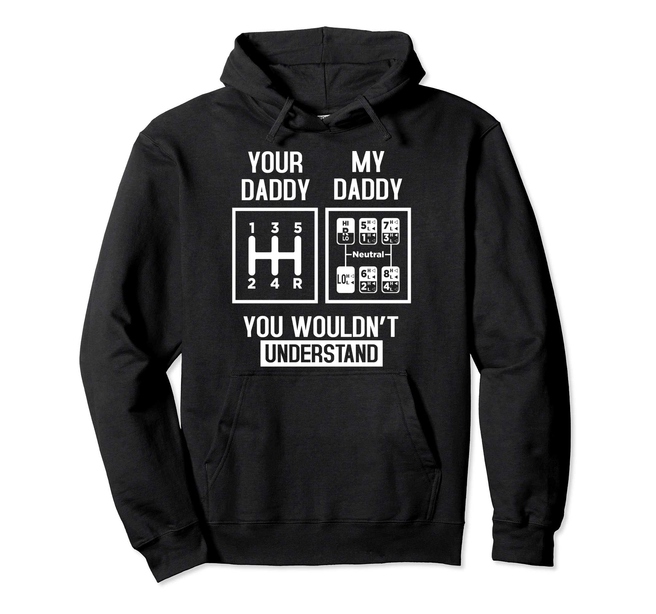 18 Wheeler Semi Truck Tractor Trailer Hoodie - Graphic Print for Adults - T-Shirt, Sweatshirt, Hoodie