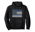 Police Officer American Flag Family Hoodie - Custom Art Print for Adults - T-Shirt, Sweatshirt, Hoodie