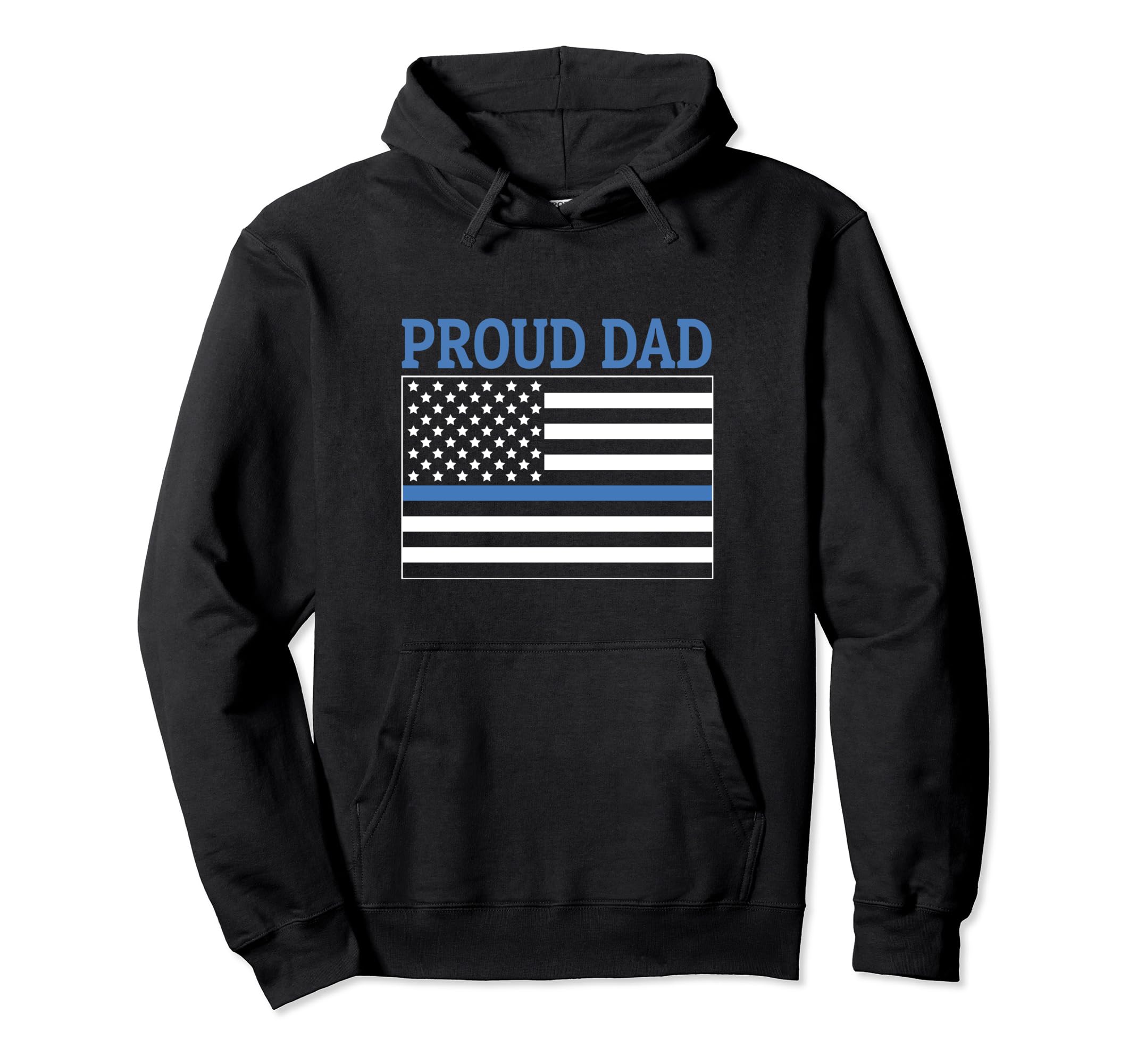 Police Officer American Flag Family Hoodie - Custom Art Print for Adults - T-Shirt, Sweatshirt, Hoodie