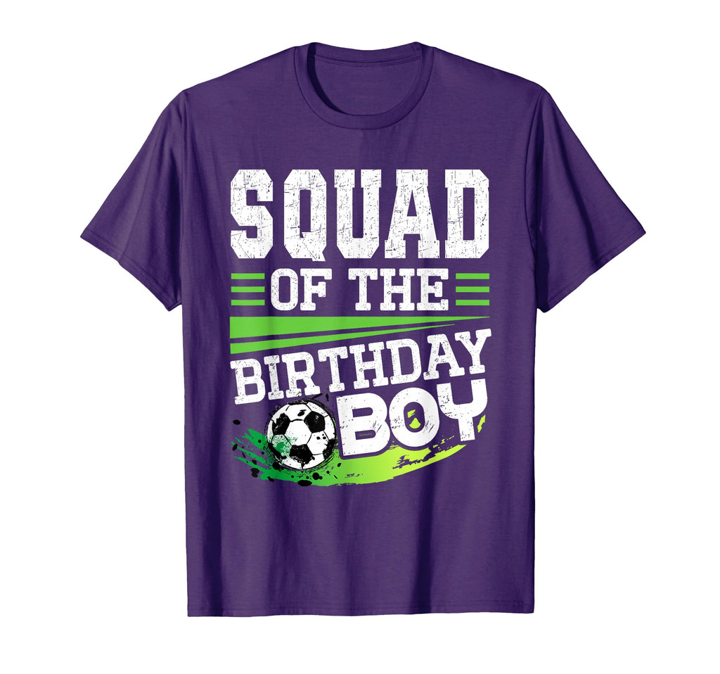 Soccer Birthday Squad Birthday Squad T-Shirt - Novelty Apparel for Adults - T-Shirt, Sweatshirt, Hoodie