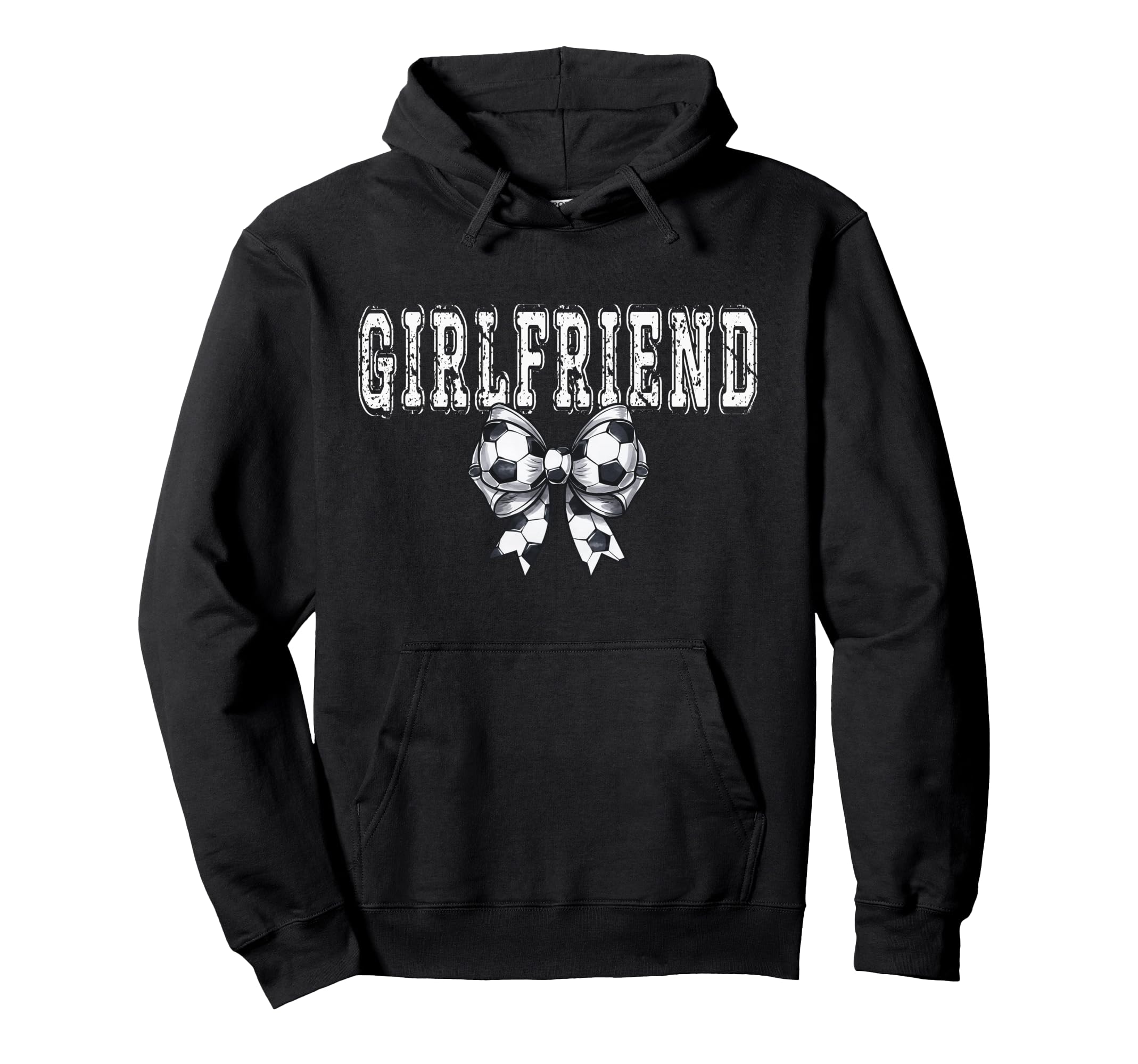 Coquette Soccer Girlfriend Spirit Hoodie - Fun Novelty Design for Adults - T-Shirt, Sweatshirt, Hoodie