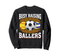Busy Raising Ballers Softball Sweatshirt - Unique Graphic for Adults - T-Shirt, Sweatshirt, Hoodie