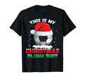 This Is My Pajama Soccer Santa Hat T-Shirt - Aesthetic Graphic Unisex - T-Shirt, Sweatshirt, Hoodie