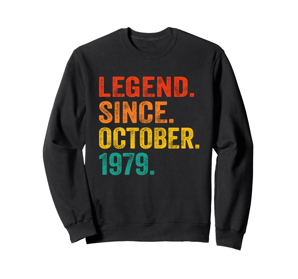 47 Years Old Legend Since October Sweatshirt - Custom Art Print Unisex - T-Shirt, Sweatshirt, Hoodie