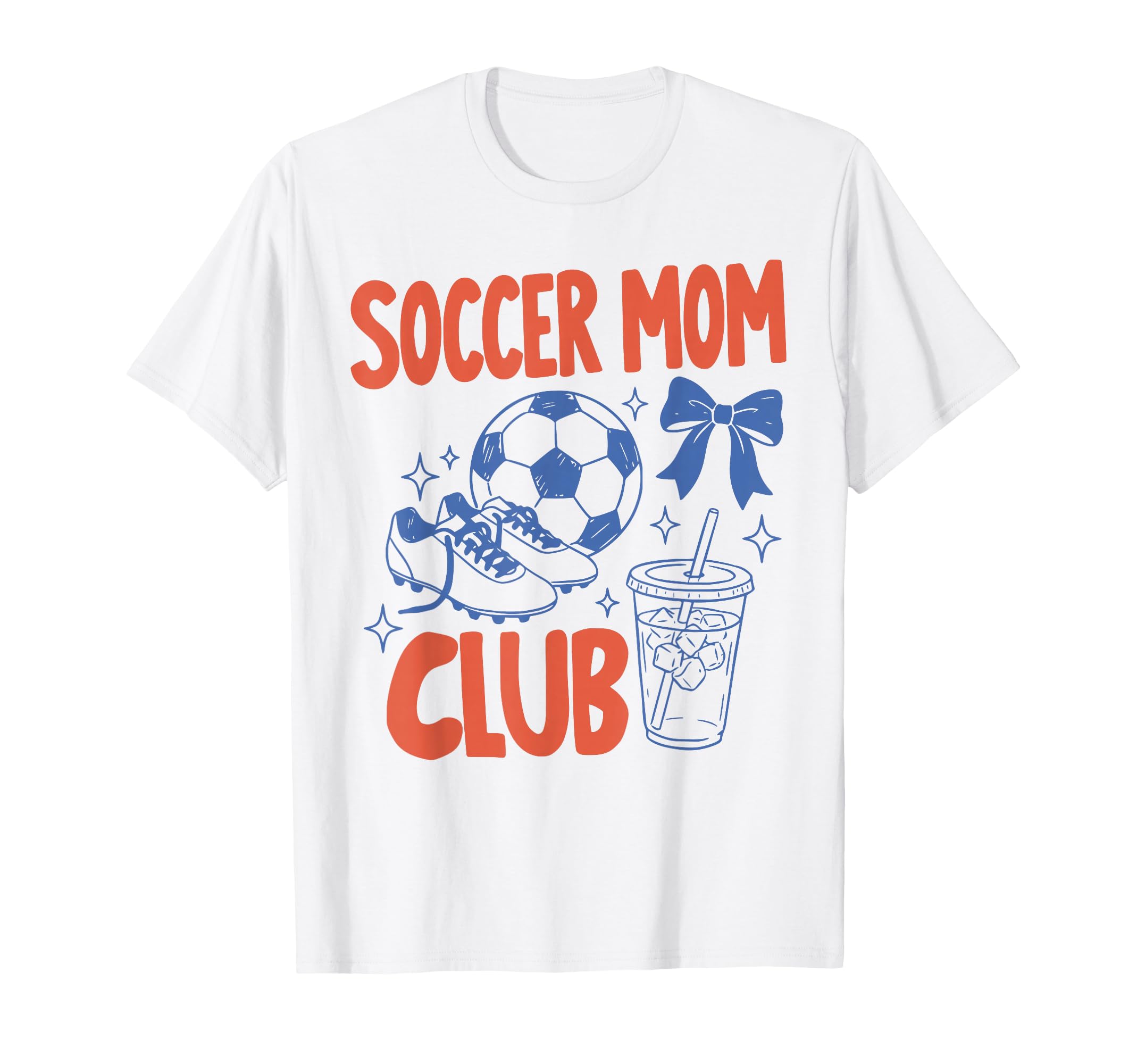 Funny Soccer Moms Club Coffee Lovers T-Shirt - Graphic Print Men Women - T-Shirt, Sweatshirt, Hoodie