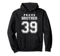 Number 39 Custom Proud Soccer Futbol Hoodie - Aesthetic Graphic for Adults - T-Shirt, Sweatshirt, Hoodie