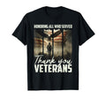 Honoring All Who Served Thank You T-Shirt - Unique Graphic Men Women - T-Shirt, Sweatshirt, Hoodie