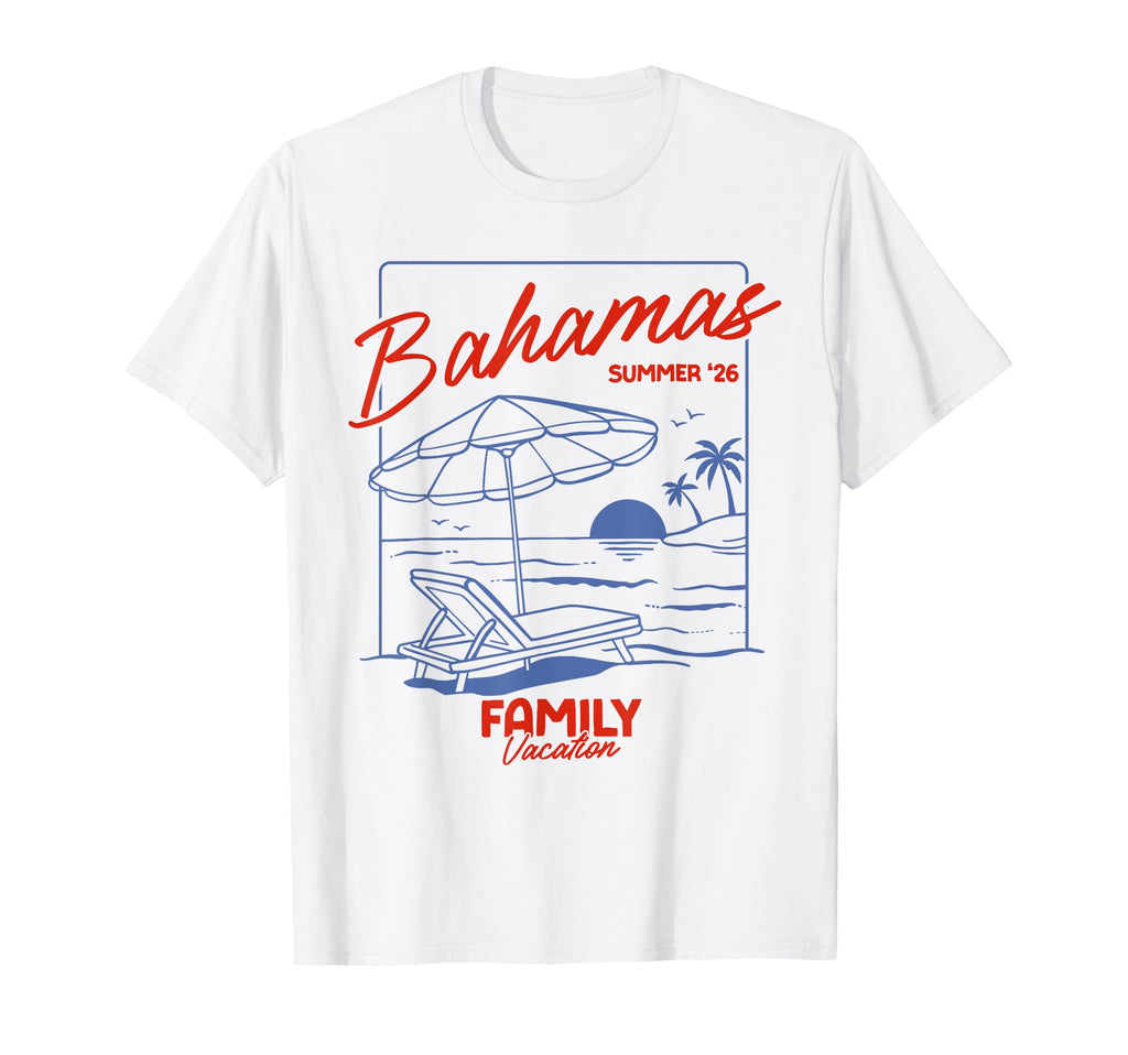 Bahamas Summer 26 Family Matching T-Shirt - Fun Novelty Design for Adults - T-Shirt, Sweatshirt, Hoodie