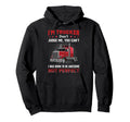 Born To Be Awesome Truck Trucker Dad Hoodie - Novelty Apparel Men Women - T-Shirt, Sweatshirt, Hoodie
