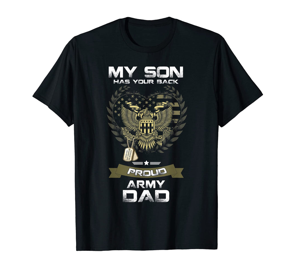 Proud Dad Army Veteran Son My Son T-Shirt - Custom Art Print for Adults - T-Shirt, Sweatshirt, Hoodie