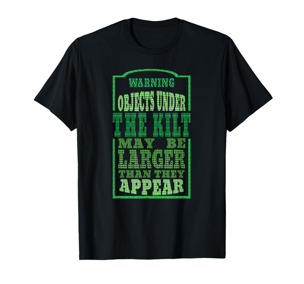 Funny Kilt Irish Green Plaid St T-Shirt - Fun Novelty Design Men Women - T-Shirt, Sweatshirt, Hoodie