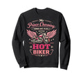 Motorcycle Biker Girlfriend My Sweatshirt - Casual Everyday Wear Unisex - T-Shirt, Sweatshirt, Hoodie