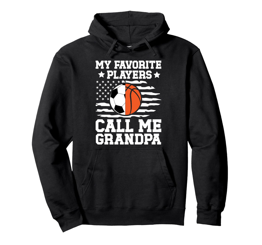 Favorite Players Call Me Grandpa Hoodie - Graphic Print Men Women - T-Shirt, Sweatshirt, Hoodie