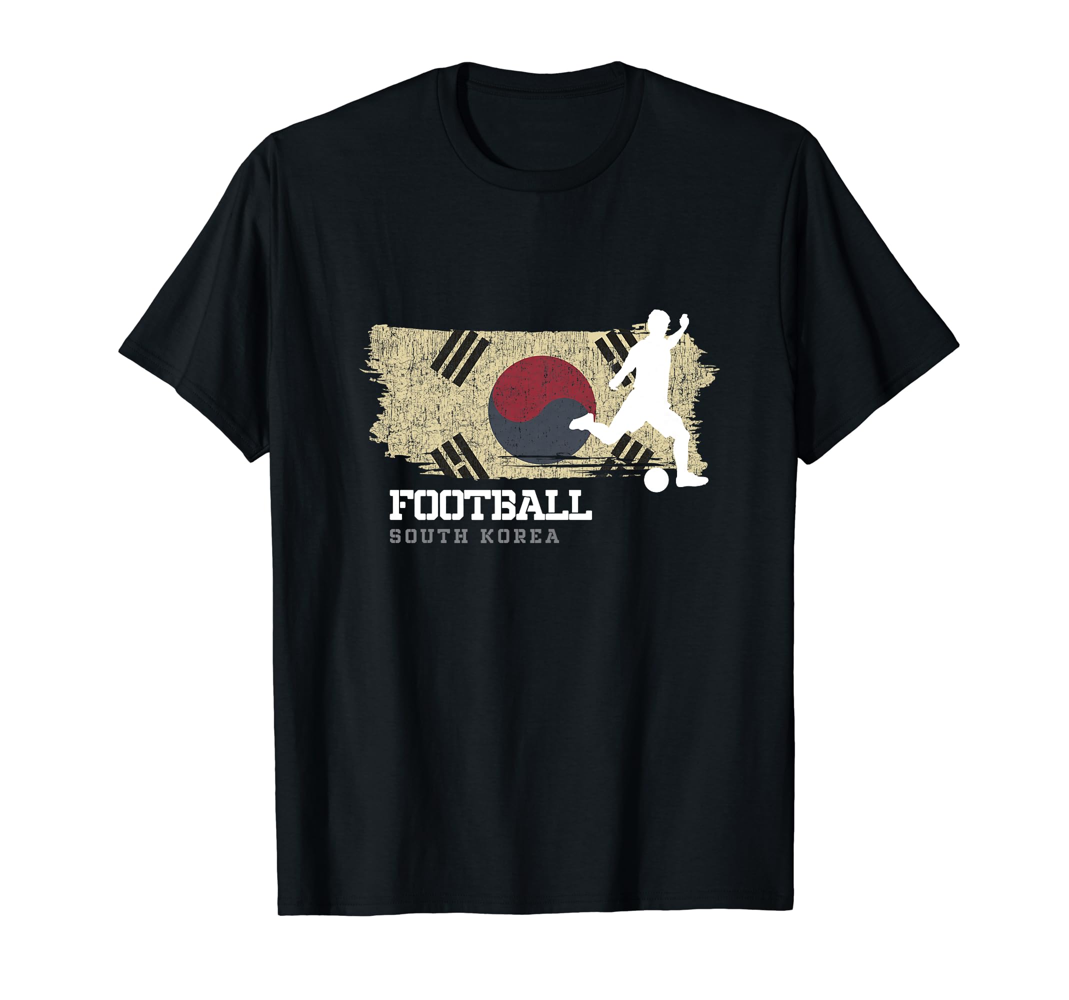 Football South Korea Flag Football T-Shirt - Novelty Apparel Men Women - T-Shirt, Sweatshirt, Hoodie