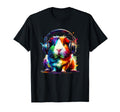 Colorful Splash Art Headphones Guinea T-Shirt - Novelty Apparel Men Women - T-Shirt, Sweatshirt, Hoodie