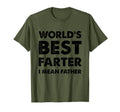 Fathers Day Dad Worlds Best Farter T-Shirt - Fun Novelty Design Men Women - T-Shirt, Sweatshirt, Hoodie