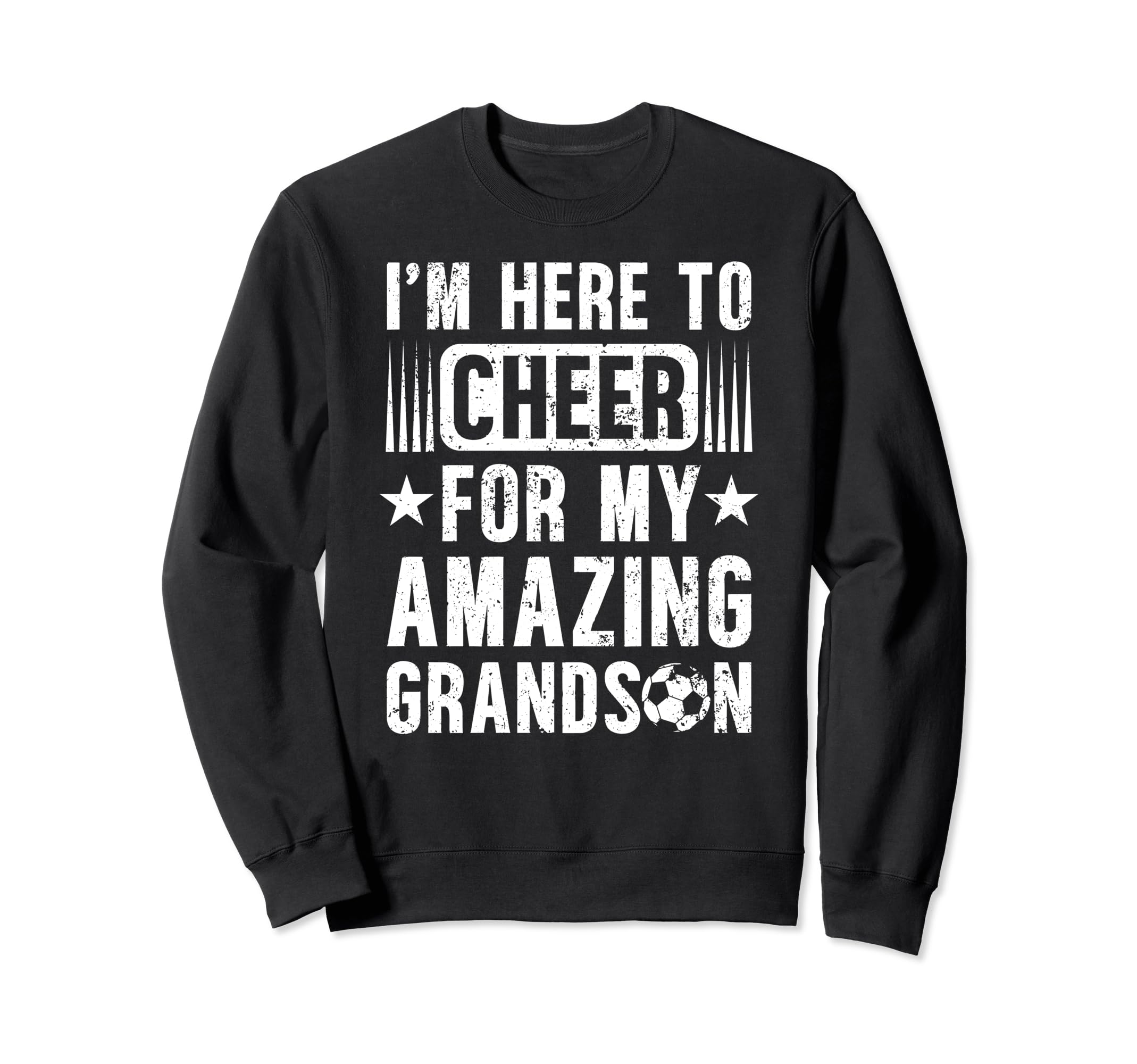 Amazing Grandson Soccer Grandpa Soccer Sweatshirt - Trendy Graphic Unisex - T-Shirt, Sweatshirt, Hoodie