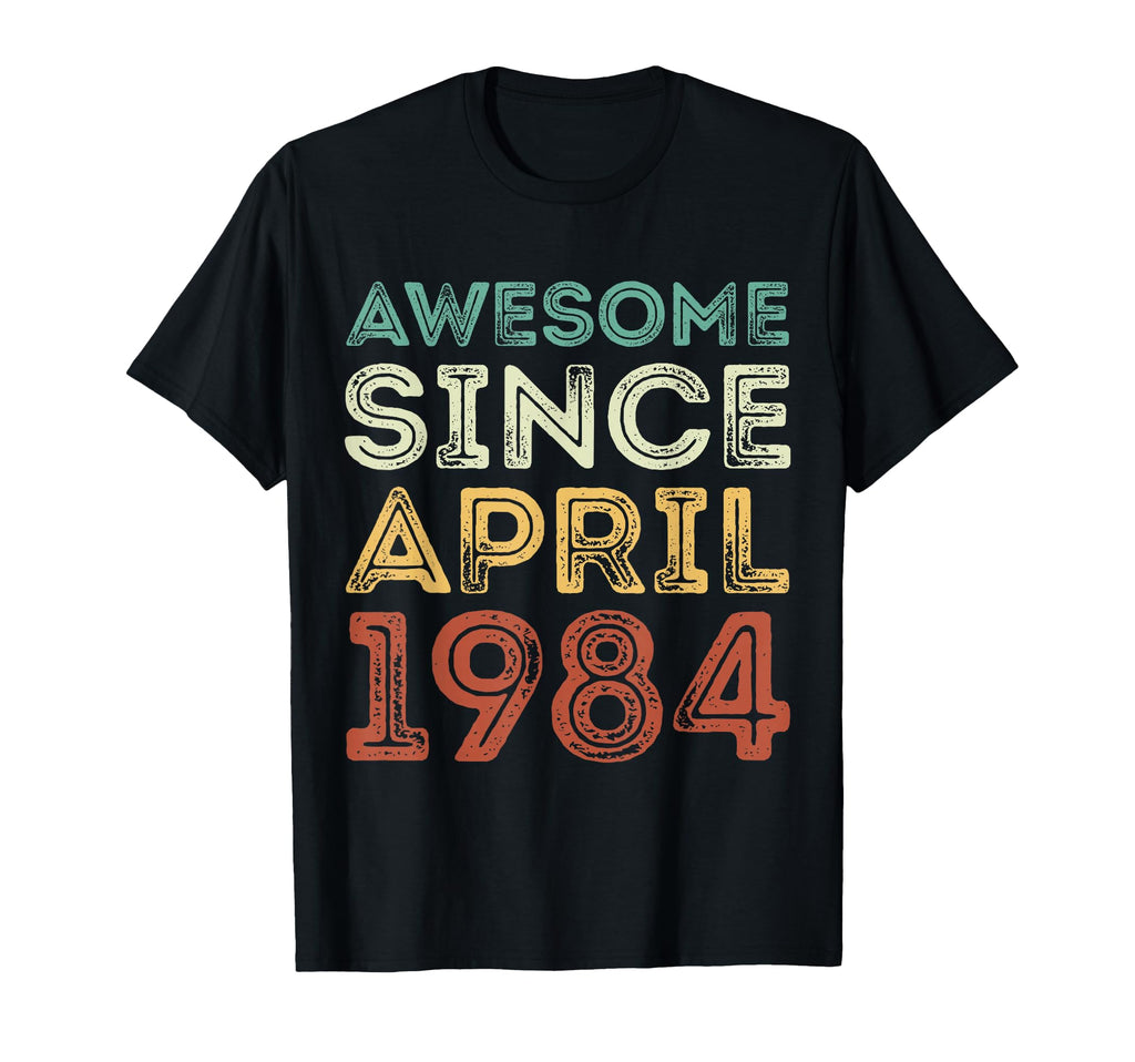 Awesome Since April 1984 42Nd T-Shirt - Custom Art Print for Adults - T-Shirt, Sweatshirt, Hoodie