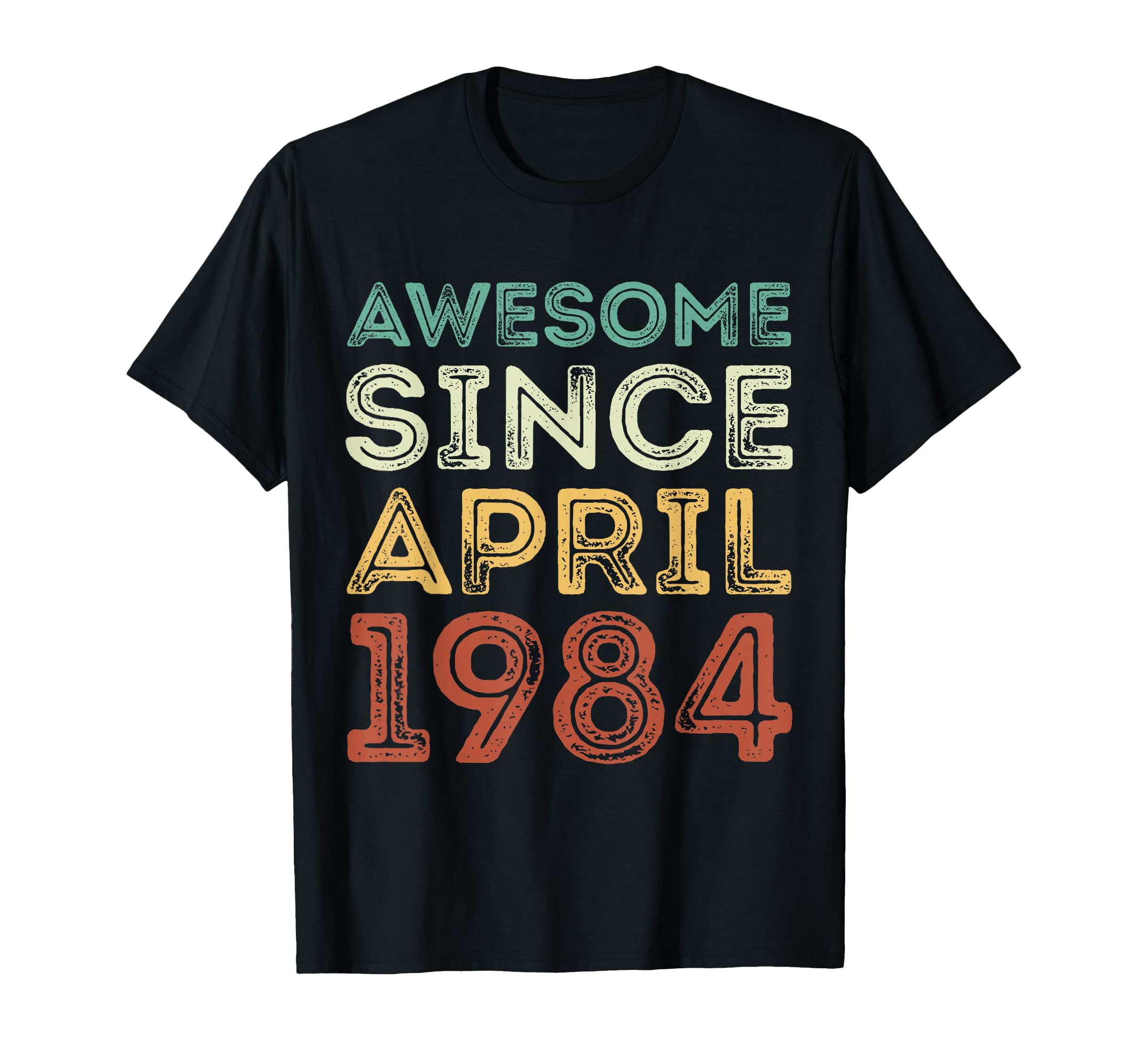 Awesome Since April 1984 42Nd T-Shirt - Custom Art Print for Adults - T-Shirt, Sweatshirt, Hoodie