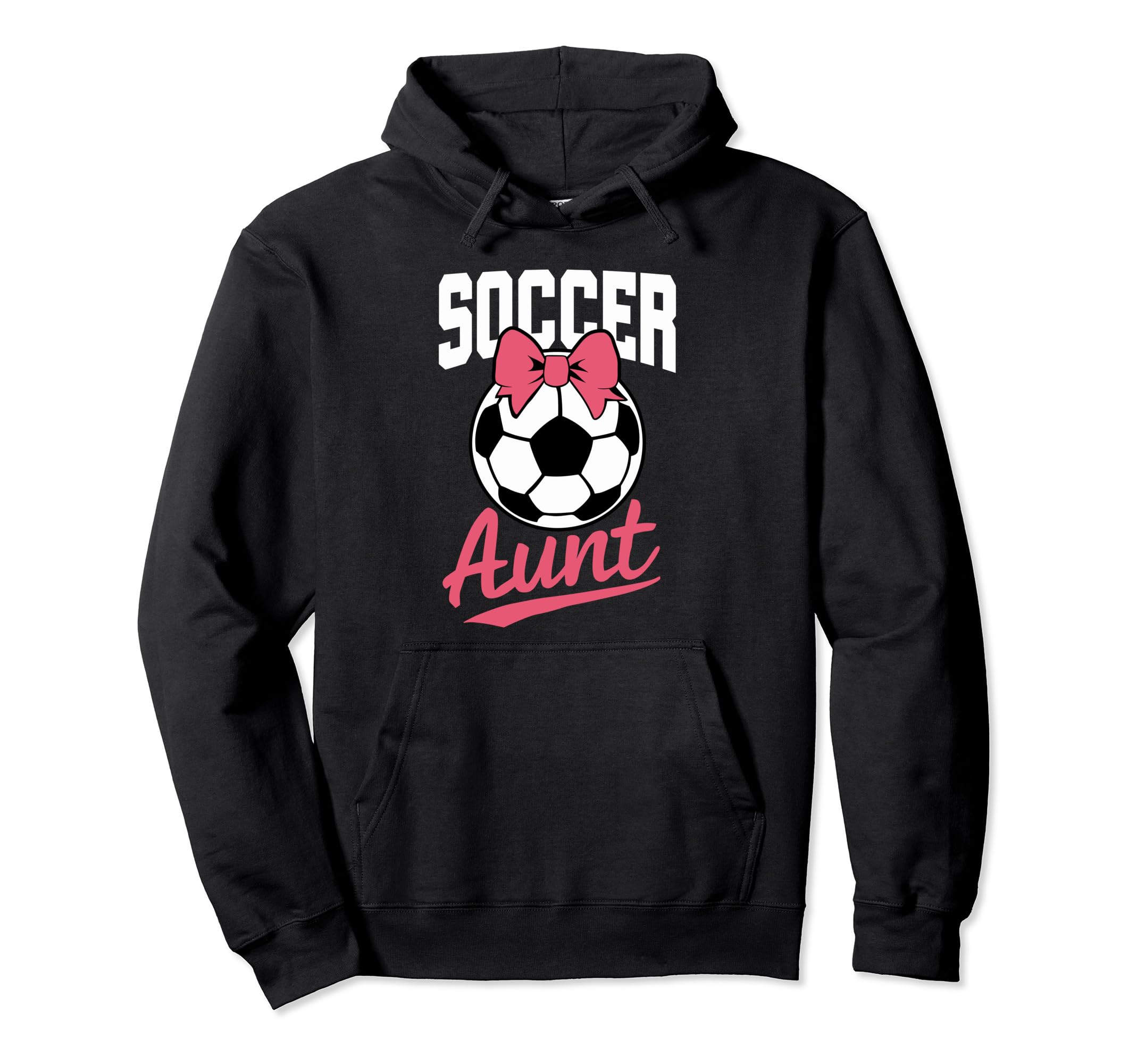 Soccer Aunt Heart Sport Lover Auntie Hoodie - Minimalist Print for Adults - T-Shirt, Sweatshirt, Hoodie