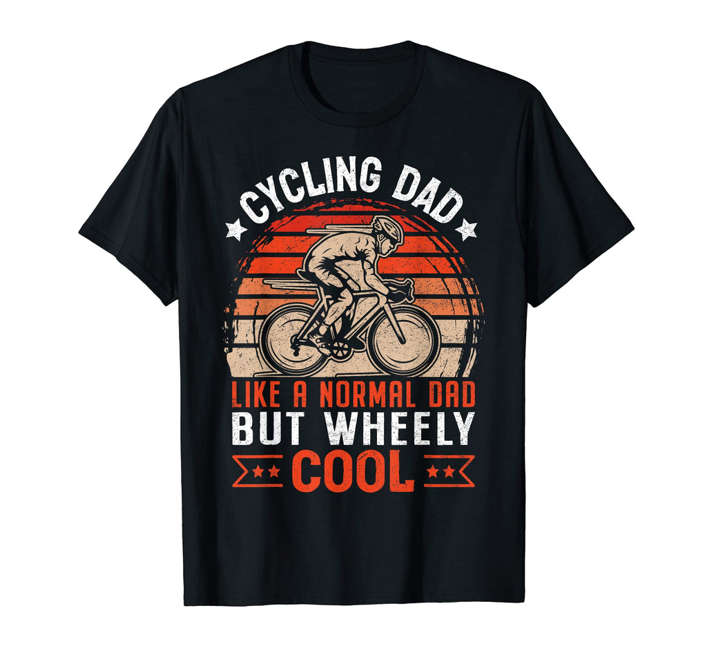 Cycling Dad Bike Rider Cyclist Fathers Day T-Shirt - Graphic Print Unisex - T-Shirt, Sweatshirt, Hoodie